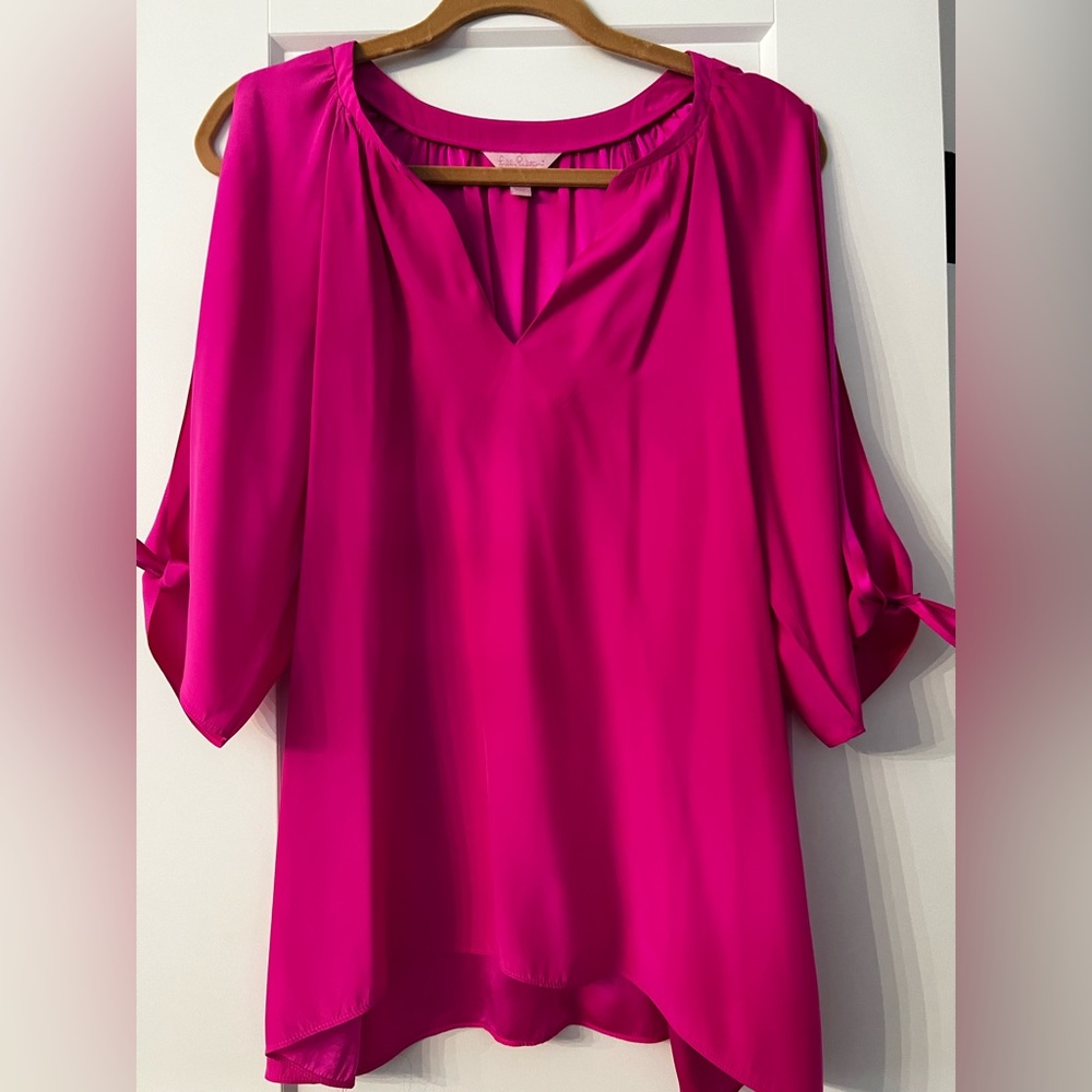 Lilly Pulitzer 100% silk shirt